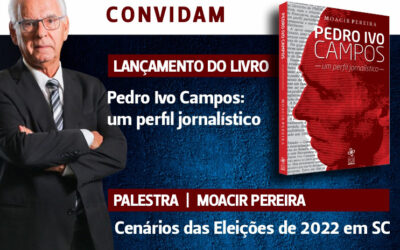 Moacir Pereira lança livro sobre Pedro Ivo Campos, na próxima segunda (25), em Joinville