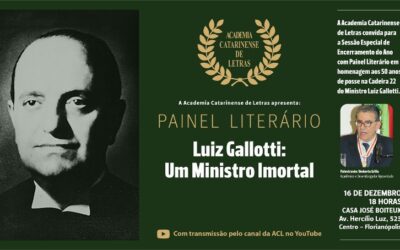 ACL convida para a Sessão Especial de Encerramento do Ano com Painel Literário